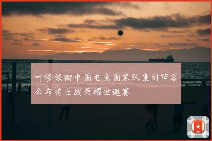 叶修领衔中国电竞国家队集训阵容公布将出战荣耀世邀赛